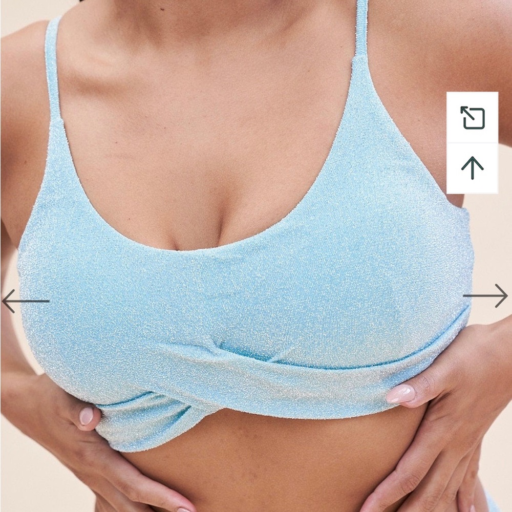 Lunalae Paris top crystal blue